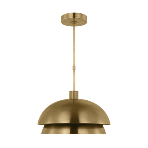 Visual Comfort Modern Collection Visual Comfort Modern Collection Shanti Natural Brass LED Pendant Light SLPD13427NB