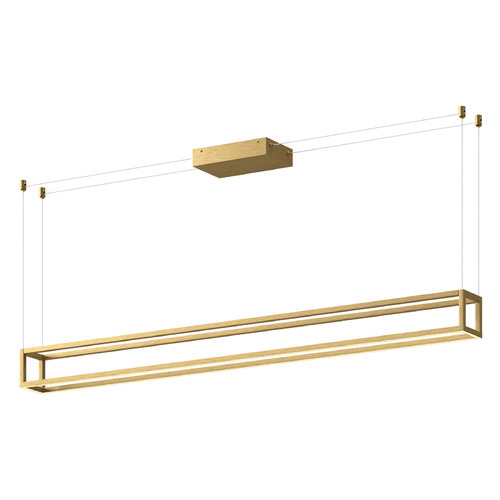 Kuzco Lighting Plaza Brushed Gold LED Island Light