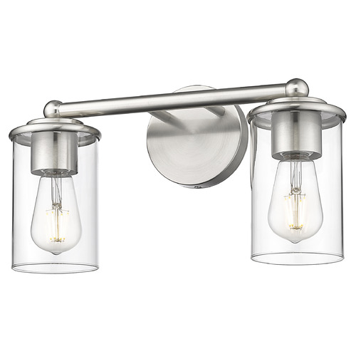 Z-Lite Thayer Brushed Nickel Bathroom Light