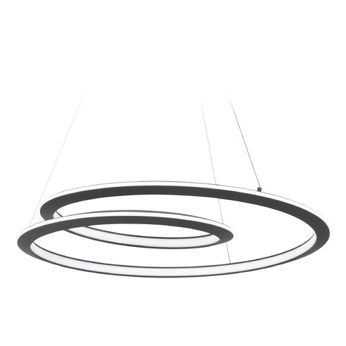 George Kovacs Lighting George Kovacs Infinite Sand Coal Black LED Pendant Light P1970-066-L