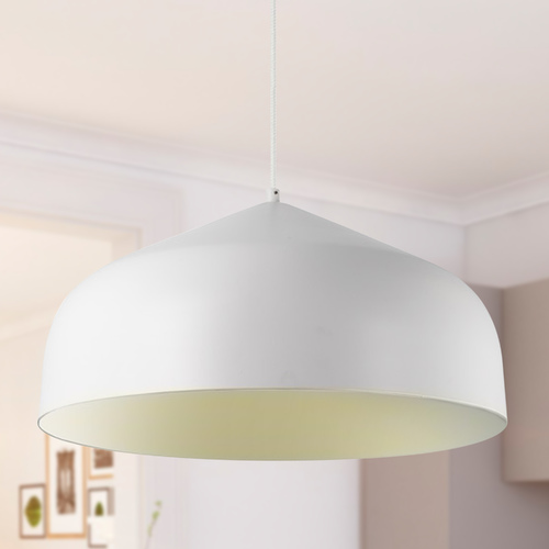 Kuzco Lighting Modern White and Gold LED Pendant 3000K 1549LM by Kuzco Lighting PD9117-WH/GD