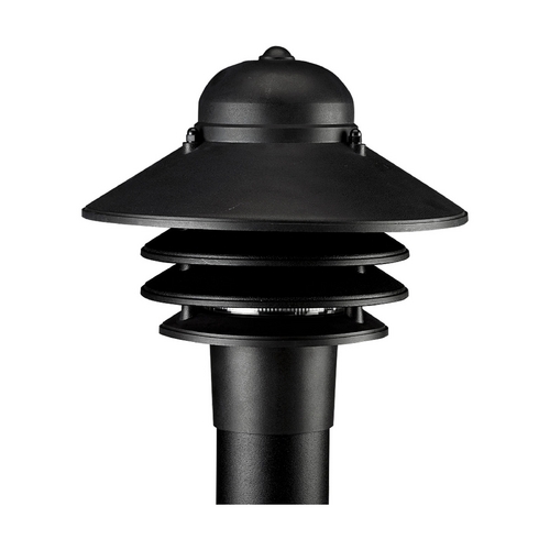 Newport Acrylic Post Light in Black by Progress Lighting