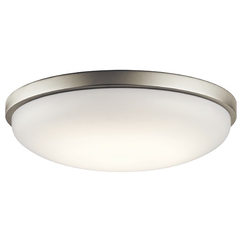 Kichler Lighting Ceiling Space 17.75-Inch Brushed Nickel LED Flush Mount by Kichler Lighting 10765NILED