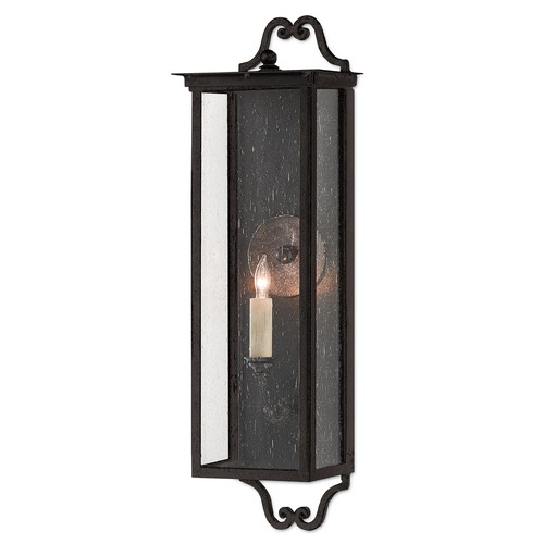 Currey and Company Lighting Giatti 23.75-Inch Outdoor Wall Light in Midnight by Currey & Company 5500-0009