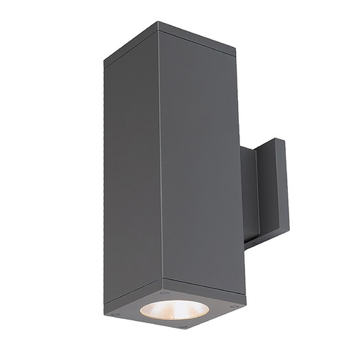 Cube Arch Graphite LED Outdoor Wall Light by WAC Lighting