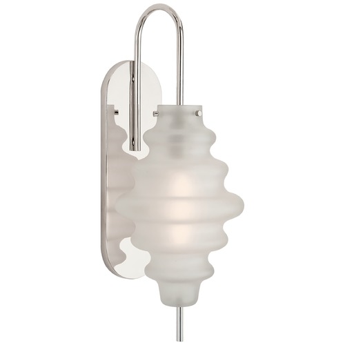 Kelly Wearstler Tableau Large Sconce in Nickel by Visual Comfort Signature