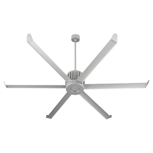 Enorme 78-Inch Outdoor Ceiling Fan in Nickel by Oxygen Lighting