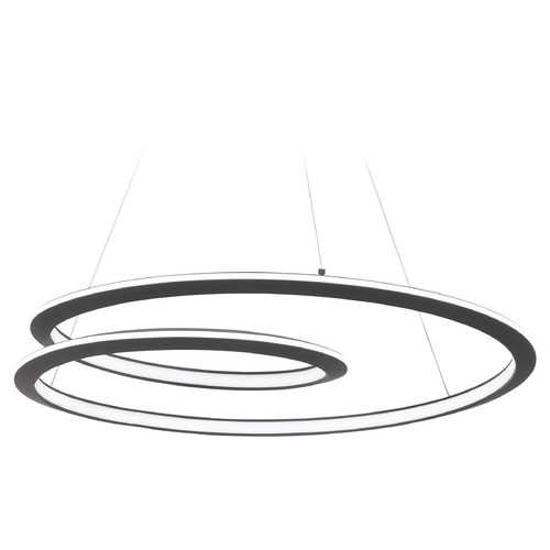 George Kovacs Infinite Sand Coal Black LED Pendant Light