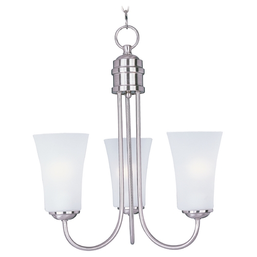 Maxim Lighting Logan Satin Nickel Chandelier by Maxim Lighting 10043FTSN