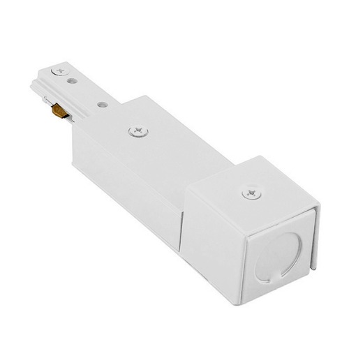 WAC Lighting White J Track Live End BX Connector