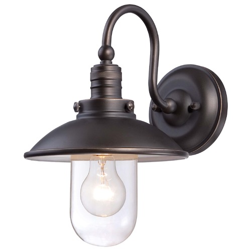 Farmhouse Barn Light Oil Rubbed Bronze Downtown Edison by Minka Lavery