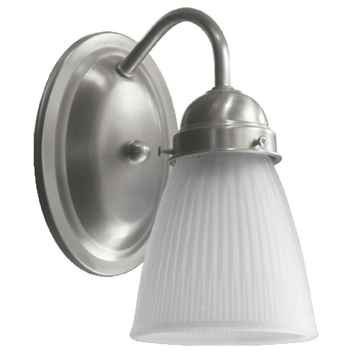 Satin Nickel Sconce by Quorum Lighting