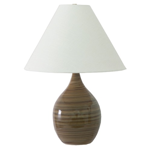 House of Troy Lighting Scatchard Stoneware Tiger's Eye Table Lamp by House of Troy Lighting GS300-TE