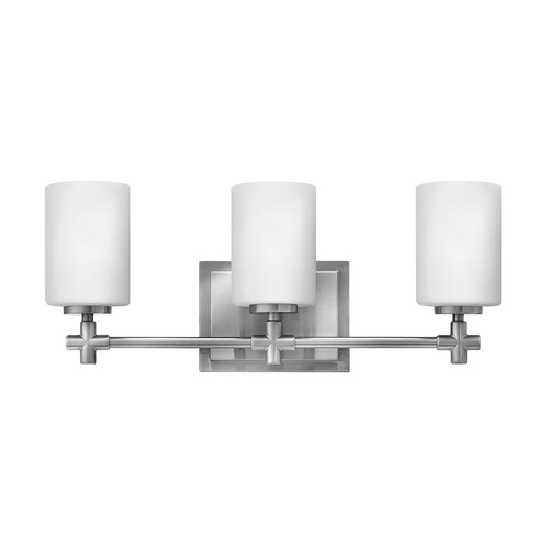 Hinkley Laurel 3-Light Brushed Nickel Bath Light by Hinkley Lighting 57553BN