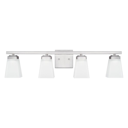 HomePlace by Capital Lighting HomePlace Lighting Baxley Brushed Nickel Bathroom Light 114441BN-334