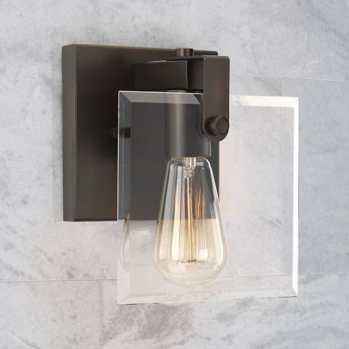 Glayse Antique Bronze Sconce by Progress Lighting