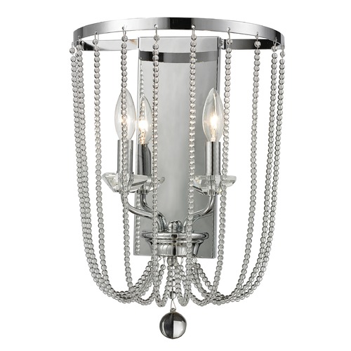 Serenade Chrome Sconce by Z-Lite