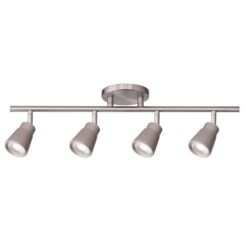 WAC Lighting Solo Brushed Nickel LED Track Light Kit by WAC Lighting TK-180504-30-BN