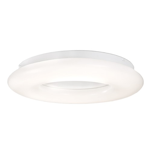 Kuzco Lighting Modern White LED Flush Mount with White Shade 3000K 1200LM by Kuzco Lighting FM80712