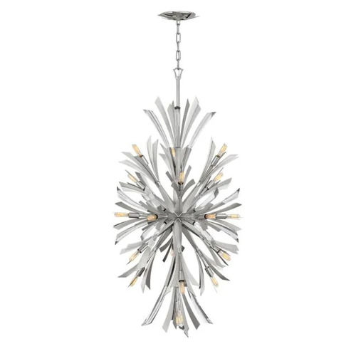 Fredrick Ramond Vida 50-Inch High Chandelier in Glacial by Fredrick Ramond FR40907GG