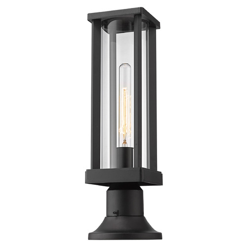 Z-Lite Glenwood Black Post Light by Z-Lite 586PHMR-553PM-BK