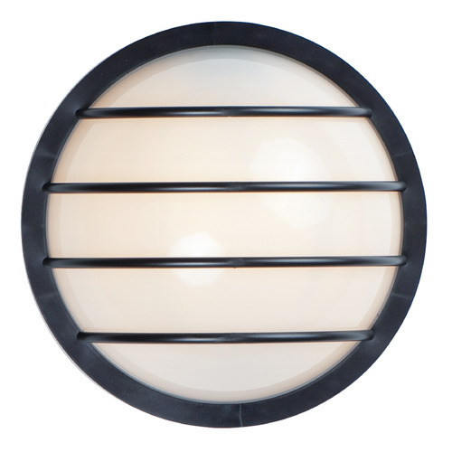 Maxim Lighting Maxim Lighting Bulwark Black LED Outdoor Wall Light 51112FTBK