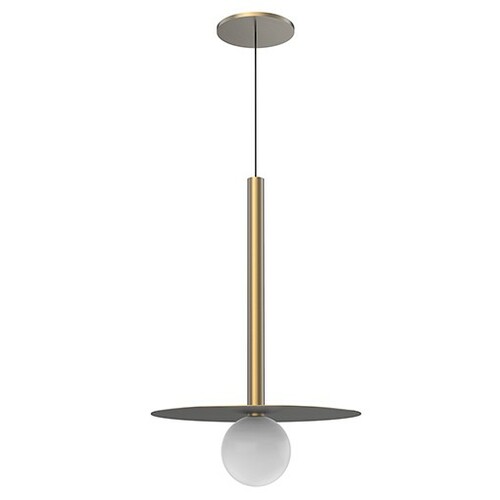 Elixir Brushed Gold LED Pendant by Kuzco Lighting