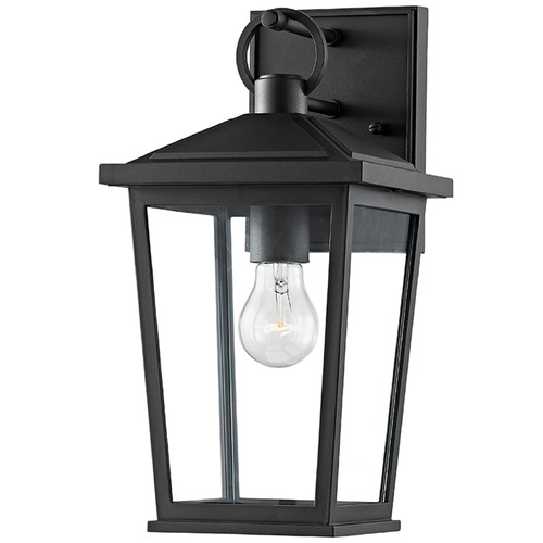 Troy Lighting Soren Textured Black Outdoor Wall Light