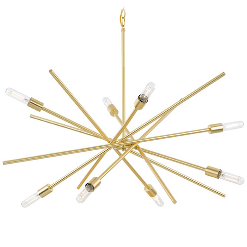 Progress Lighting Progress Lighting Foster 5-Light Satin Brass Chandelier P400109-012