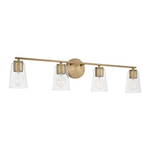 Portman 4-Light Bath Light in Brass by HomePlace by Capital Lighting