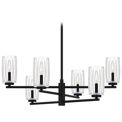 Quoizel Lighting Cunningham Matte Black Chandelier