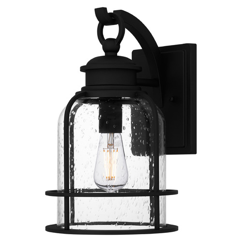 Quoizel Lighting Bowles Earth Black Outdoor Wall Light