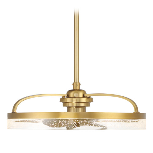 Savoy House Lighting Lyria Warm Brass LED Ceiling Fan with Light