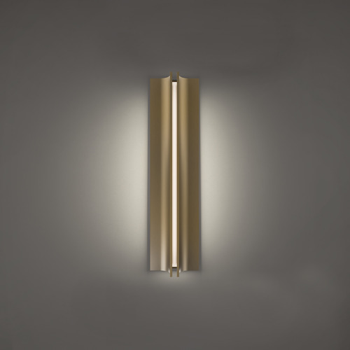 Modern Forms Strait Aged Brass LED Sconce