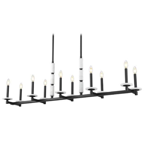 Z-Lite Kaden Matte Black Island Light