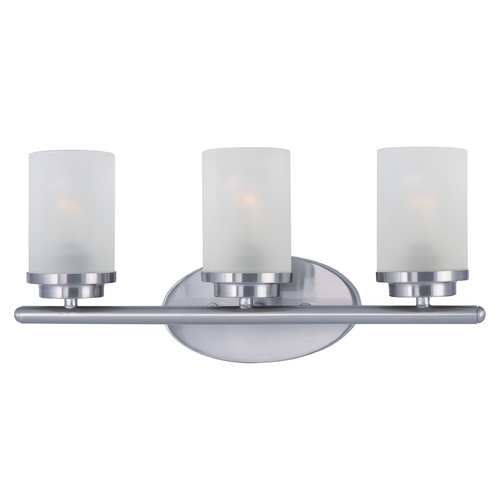 Corona Satin Nickel Bathroom Light by Maxim Lighting