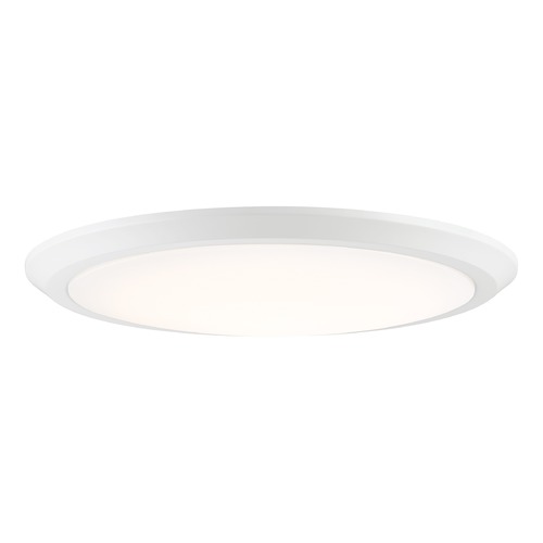 Quoizel Lighting Verge 20-Inch LED Flush Mount in White Lustre by Quoizel Lighting VRG1620W