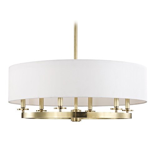 Hudson Valley Lighting Durham Aged Brass Pendant by Hudson Valley Lighting 6530-AGB