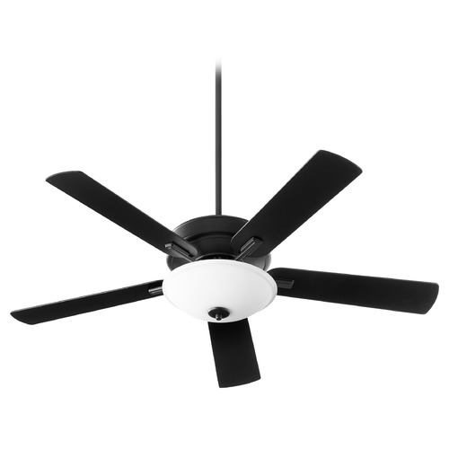 Premier Noir LED Ceiling Fan with Light by Quorum Lighting