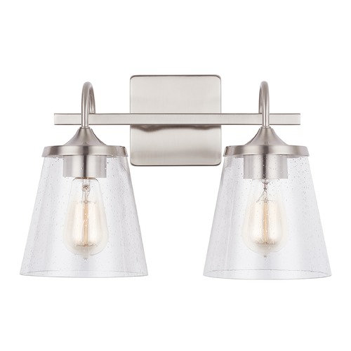 Jayne 15.25-Inch Vanity Light in Brushed Nickel by Capital Lighting