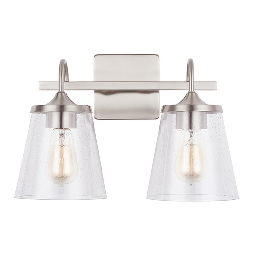 Capital Lighting Jayne 15.25-Inch Vanity Light in Brushed Nickel by Capital Lighting 139122BN-496