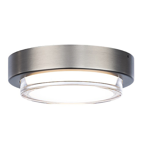 Modern Forms by WAC Lighting Kind Brushed Nickel LED Flush Mount by Modern Forms FM-76108-27-BN