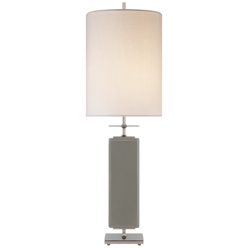 Visual Comfort Signature Collection Kate Spade New York Beekman Lamp in Grey by Visual Comfort Signature KS3044GRYL