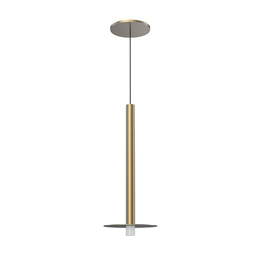 Elixir Brushed Gold LED Mini Pendant by Kuzco Lighting