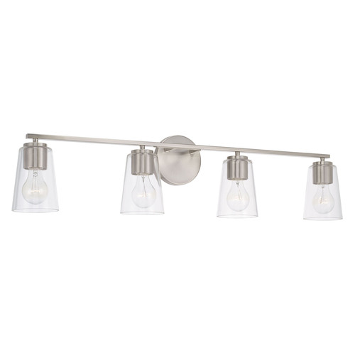 Portman 4-Light Bath Light in Nickel by HomePlace by Capital Lighting