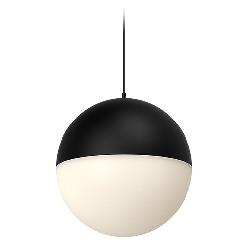 Kuzco Lighting Monae Black LED Mini-Pendant Light with Globe Shade