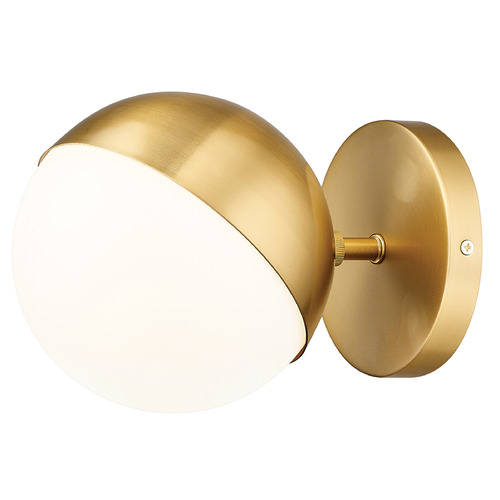 Z-Lite Realm Sphere Modern Gold Sconce