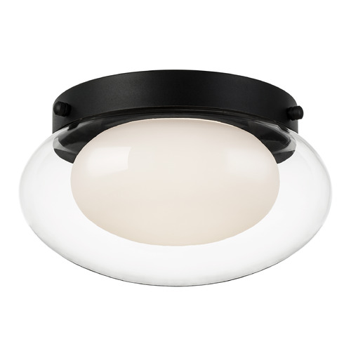 Matteo Lighting Caspian Matte Black LED Flushmount Light