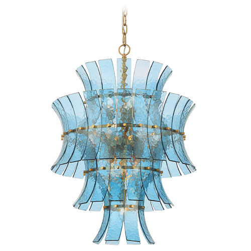 Crystorama Lighting Abigail Aged Brass Chandelier