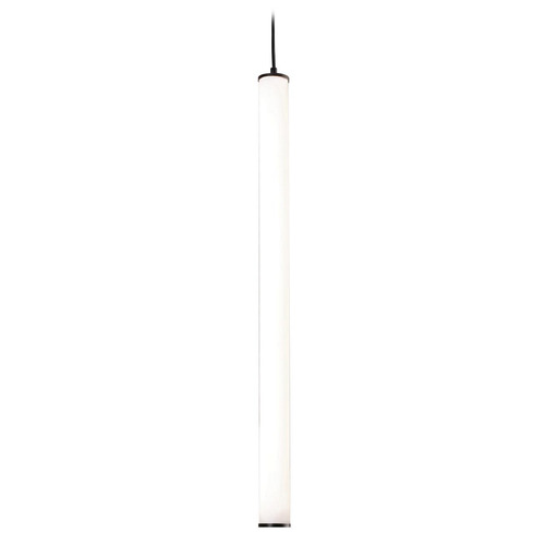 Afx Lighting Caden Black LED Mini-Pendant Light with Cylindrical Shade